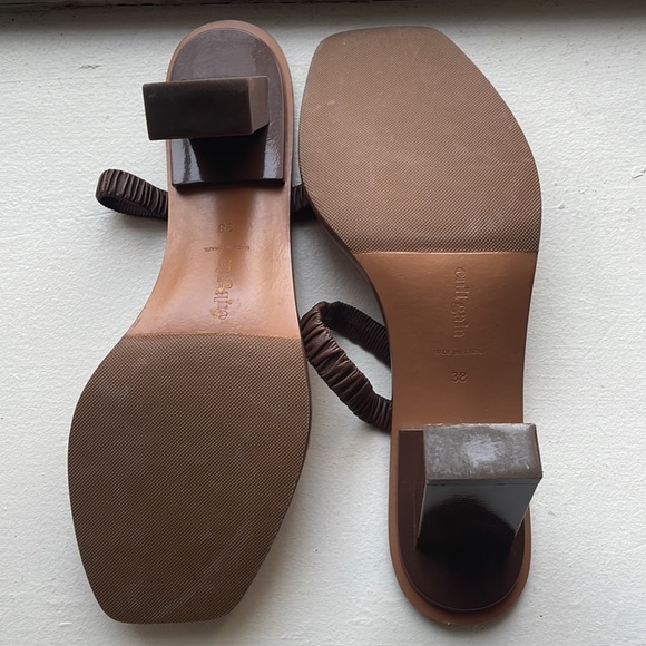 Cult Gaia Kaia Sandals Brown/Tan - Size 8 (38) - Picture 8 of 10